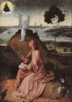 Hieronymus Bosch : St. John on Patmos